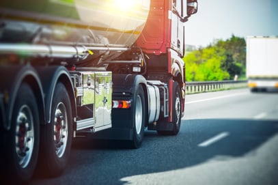 large truck on the highway